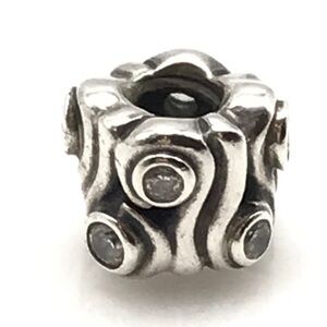 Pandora Clear CZ Day Dream Waves Charm